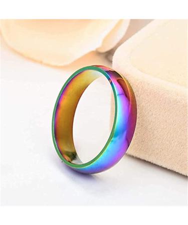 Buy Woasvad 7-Piece Rainbow Hematite Stone Rings Set | Root Chakra Energy Balancing | Negative Energy Absorption | Perfect Gift for Fear Relief | Mixed Size Package - Buy Online on GoSupps.com