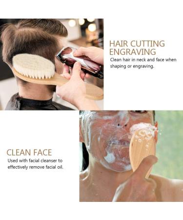 Natural Goat Hair Brush - Soft Bristle Retro Oil Head Hairdressing Brush for Women Men & Children - Perfect Baby Brush with Handle - Buy Online on GoSupps.com