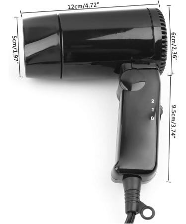 Portable Hair Dryer Car ABS Travel Dryer Folding Hair Dryer Multipurpose Portable Hair Dryer Low Noise Car Blow Dryer Adjustable Temperature Hairdryer for Car Auto Dusting - Buy Online on GoSupps.com