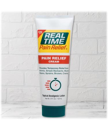 Real Time Pain Relief 5 oz Tube - Fast-Acting Pain Relief Cream - Buy Online on GoSupps.com