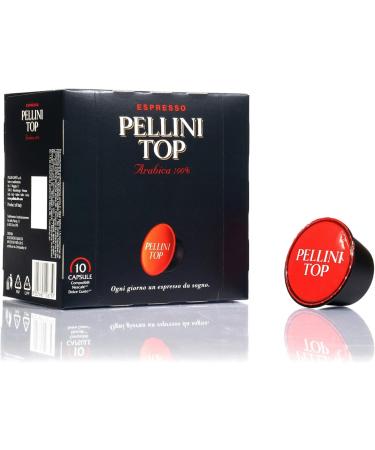 Pellini Top 100% Arabica 60 Dolce Gusto Compatible Capsules with Intense and Enveloping Aroma and Delicate Roasting 6 Packs of 10 Capsules - Buy Online on GoSupps.com