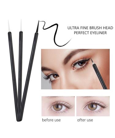 150 Piece Disposable Makeup Applicators Set - Eyeliner & Lip Liner Brushes in Black/White - Buy Online on GoSupps.com