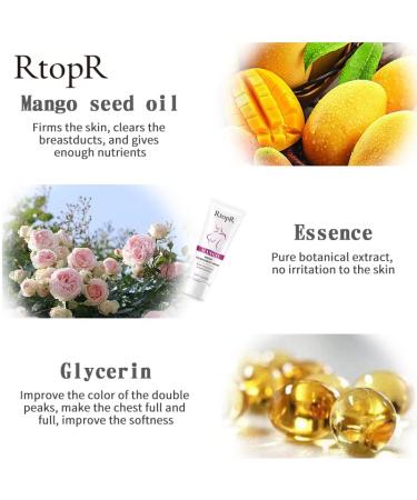 RtopR Mango Breast Enhancement Cream 1.41 Oz - Natural Bust Firming Formula - Buy Online on GoSupps.com