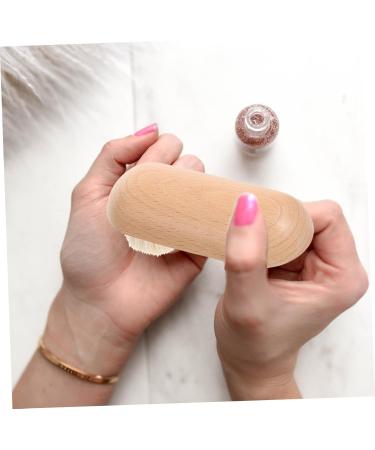 BELLIFFY Nail Cleaning Brush Nail Scrubber Finger Nail Brush to Clean Nails Nail Scrub Brush Nail Brushes for Cleaning Wooden Nail Brush Fingernail Brush Nail Brush for Cleaning Fingernails - Buy Online on GoSupps.com