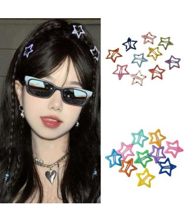 XIAHIOPT Clip Lovely Hair Barrettes Star/Bear/Bowtie/Square Shape Hairpin Unique Hairpins for Teenagers 10 drops of water - Buy Online on GoSupps.com