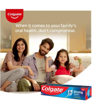 Colgate Cavity Protection Strong Teeth Toothpaste with Amino Shakti - 1000gm (500gX2) Saver Pack India's No.1 Toothpaste - Buy Online on GoSupps.com
