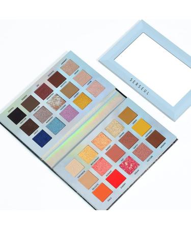 Eyeshadow Palette Shimmer Matte Eyeshadow Palette 30 Colors Eye Shadow Makeup Shiny Daily Makeup for Beginners Professional Makeup (B) - Buy Online on GoSupps.com
