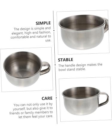 Beavorty 4pcs Stainless Steel Shaving Soap Bowl Set | Travel-Friendly Cream Bowls for Men s Grooming - Buy Online on GoSupps.com