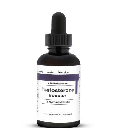 Testosterone Booster - Supplement Men and Women with Tribulus Terrestris and Tongkat Ali for Enhancing Muscle Recovery & Energy - 2oz Liquid Bottle