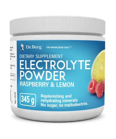 Dr. Berg's Original Keto Electrolytes Powder - Sugar Free Electrolyte Powder - No Maltodextrin - Hydration Powder - Raspberry Lemon 50 Servings Raspberry Lemon - 50 Servings