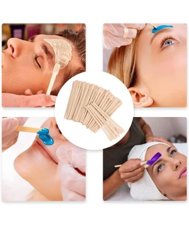 600 Small Wax Trowels & Wooden Sticks Set for Hair Removal | Facial Eyebrow Waxing Spatula Kit for Smooth Skin - Buy Online on GoSupps.com