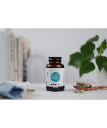 Viridian Fertility for Men (High Potency) | 60 Caps | Supports Reproductive Health with Zinc & Vital Nutrients | Vegan Capsules | Pre-Conception Support | Active Ingredients | Nutritionist Formulated - Buy Online on GoSupps.com