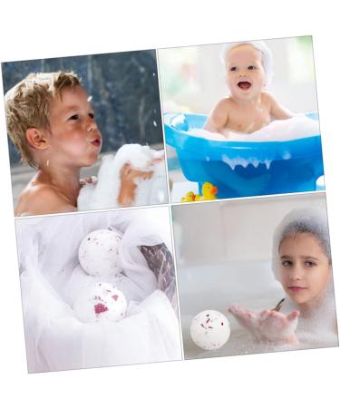  FRCOLOR FRCOLOR 2 Pieces Bubble Bath Ball Jewelry Organic Steam Milk Essential Oil Bath Bomb Maker Moisturizing Bombs Pink Bubble Sea Salt - Buy Online on GoSupps.com