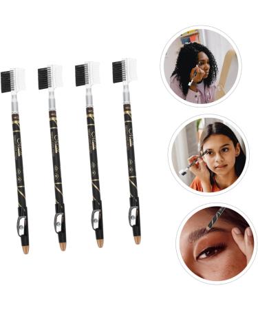  minkissy Black and Lasting With In- Sharpener Liner Girl - Stylist Lash For Coffee Non Brow Definer Cartoon Makeup Pencils Charming Pen Quick Woman Pencil Home Comb Long Drying - Buy Online on GoSupps.com