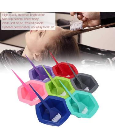 7 Set Hair Color Mixing Bowl & Brush Kit - Durable Colorful Hair Dye Supplies for Professional Use - Buy Online on GoSupps.com