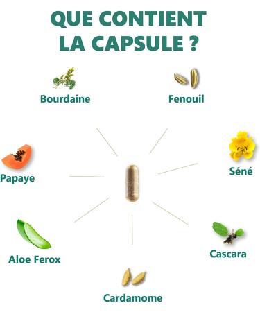 Digestic - Laxatif contre la constipation 100% naturel 180 capsules pour le Transit Intestinal Nettoie Detox et purifie le colon Soulage les ballonnements et les gaz 180 g lules (Pack de 3 bouteilles) - Buy Online on GoSupps.com