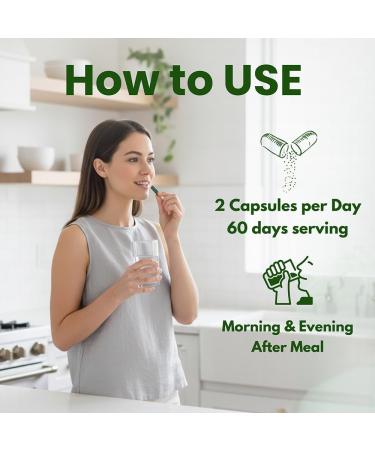 Moringa Capsule 1000 mg (120 Capsules) Moringa Powder Capsules Made from Organic Moringa Leaf Powder | Non-GMO Whole Green Super Food Nutrition 60 Days Supply 120 Count (Pack of 1) - Buy Online on GoSupps.com