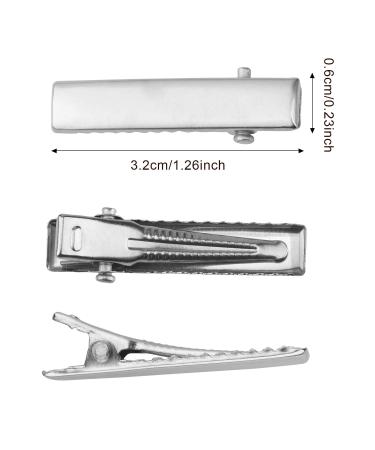 200x Alligator Hair Clips Metal Duck Bill Hairpins for Styling DIY - 1.26 Inch - Buy Online on GoSupps.com