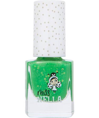 Miss Nella KISS THE FROG Non-Toxic Green Nail Polish for Kids | Odour Free & Easy Peel Off Formula | Safe for Children | Natural Water Based - Buy Online on GoSupps.com