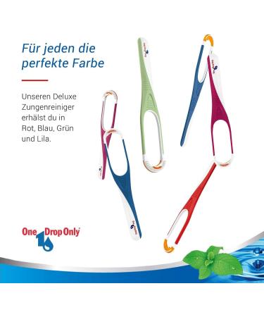 One Drop Only Professional Deluxe Tongue Cleaner - Assorted 1 Piece for Fresh Breath | Buy Internationally - Buy Online on GoSupps.com