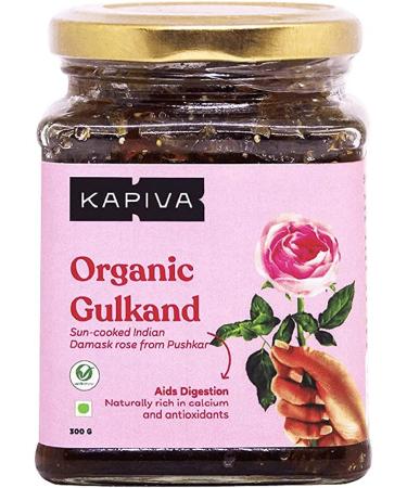 CROW Organic Gulkand 300gms (Rose Petal Jam) 100% Natural | Sun-Cooked Damask Roses