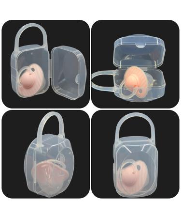 XPEX 6 PCs Transparent Pacifier Box - Durable Portable Dustproof Baby Storage Container - Buy Online on GoSupps.com