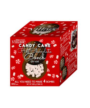 Gourmet du Village Hot Chocolate Bomb Kit Candy Cane