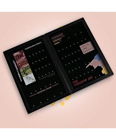Nail Polish Display Book Professional Nail Color Chart Book Reusable 69 Colors Fashionable Beautiful for Beauty Shop for Manicure Store - Buy Online on GoSupps.com