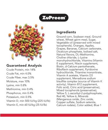 Fruitblend Medium 2 Pound (907g) - Pack of 2 - by Zupreem - Buy Online on GoSupps.com