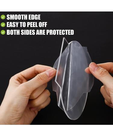 12 Pieces Clear Cast Acrylic Sheet 0.08 Inch Thick Panel Board for LED Light Base - Double Sided Protective Layer for Engraving DIY Craft Display (Round) - Buy Online on GoSupps.com