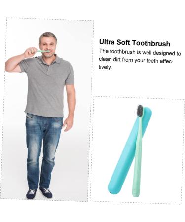 Eco-Friendly Travel Toothbrush Set - Soft Manual Wooden Toothbrush with Portable Case - Ideal Gift for Toothbrush Lovers - Buy Online on GoSupps.com