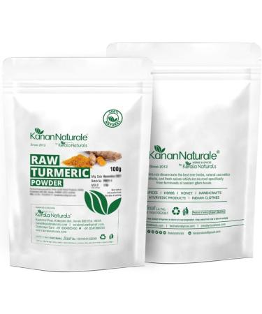 Raw Turmeric Powder 100gm - Curcumin Rich - No-boil Method - Strong aroma with all its Natural Goodness - Buy Online on GoSupps.com