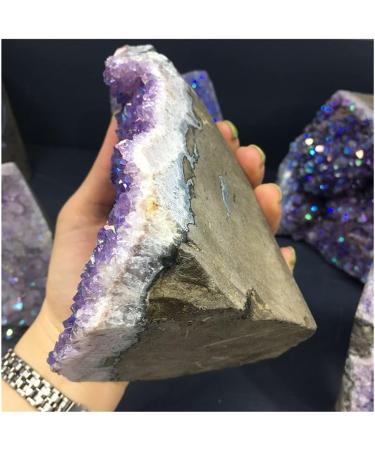 Natural Crystal Rough Natural Amethyst geode Quartz Cluster Crystal Specimen 1400-1500g - Buy Online on GoSupps.com