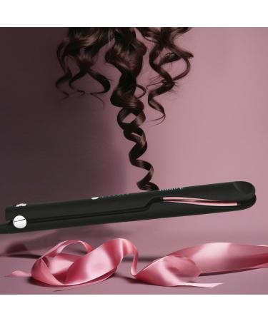 2 in 1 Curler and Straightener - Fast Heating Ceramic Curling Iron for Travel Dual Voltage & Glove Included - Buy Online on GoSupps.com