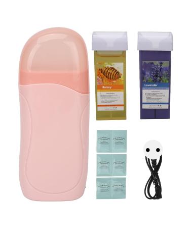 Roll-on Wax Roller Kit - 40W Waxing Kit with 2x100ml Soft Wax Cartridges for Hair Removal (EU Plug 220V) - Buy Online on GoSupps.com