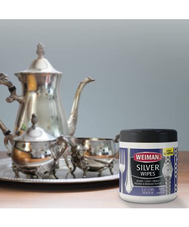 Weiman Jewelry Polish Wipes - 20 Count | Silver, Gold, Brass, & Copper Tarnish Remover - Buy Online on GoSupps.com