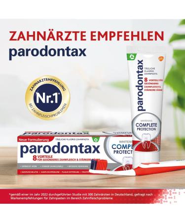 Parodontax Complete Protection Whitening Toothpaste 75ml - Gum Health & Stain Removal | Buy Online Internationally - Buy Online on GoSupps.com