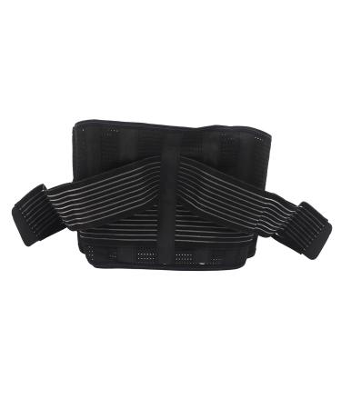 Amonida Lordosis support belts breathable waist support comfortable stretch belt steel plate support with 2 heat cushions for the sport XL