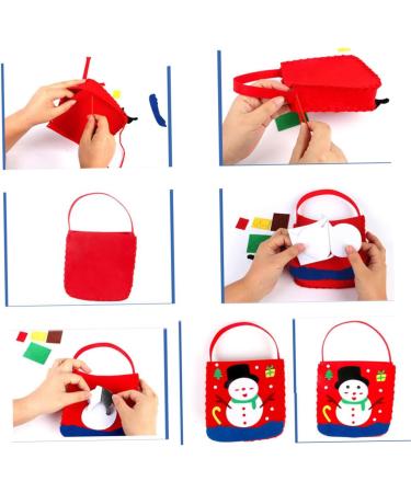 Healeved Candy Handbag 4pcs Candy Bags Children Goodie Bags Christmas Candy Bag Bag Handbag Manual Tote Bag - Buy Online on GoSupps.com