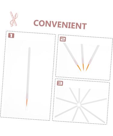 Baluue 300 Pcs Disposable Eyeliner Brush Eyeliner Applicator Powder Eyeliner Brush Detail White Nylon - Buy Online on GoSupps.com