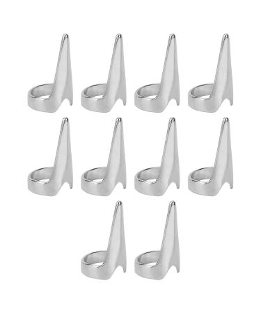 Hair Separation Selection Tool Set - 10 Alloy Partition Rings for Braiding Highlighting Weaving & Coloring | Home Salon Essentials - Buy Online on GoSupps.com