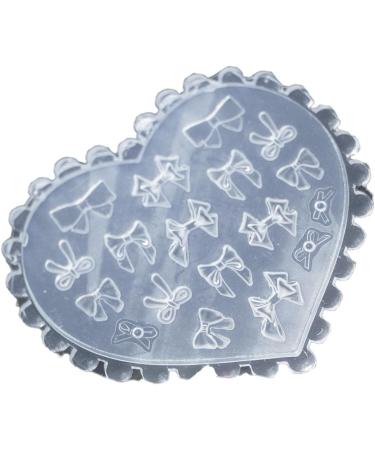 MCAORI Bowknot Nail Art Silicone Mold 3D Nail Casting Molds Embossed Nail Stencils Sculpture Mould Decorations for Manicurist - Buy Online on GoSupps.com