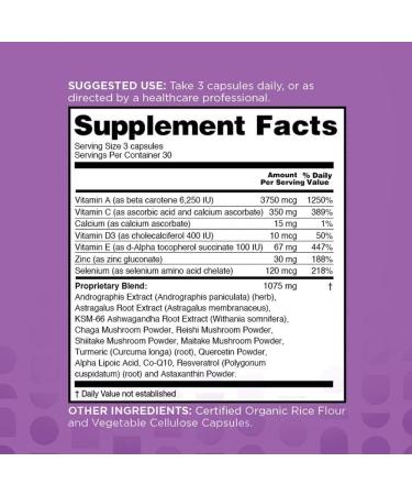 nbpure Immune+ Daily Immune System Supplement Boost, Immunity Supplement, 90 Count - Buy Online on GoSupps.com