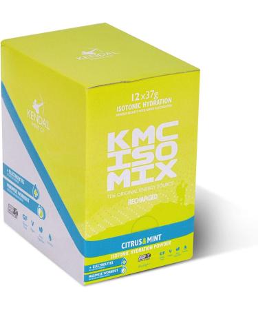  Kendal Mint Co. KMC ISO MIX: Isotonic electrolyte and energy drink powder Refreshing Citrus & Mint by Kendal Mint Co (Citrus & Mint 12 x 37 g) - Buy Online on GoSupps.com