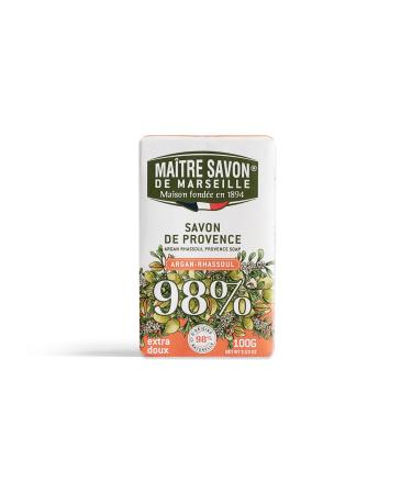 Buy Provence Argan Rhassoul Soap Bar 100g - Natural Skincare | International Shipping Available - Buy Online on GoSupps.com