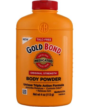 Gold Bond Original Strength Medicated Body Powder - 4 oz (113 g) - Buy Online on GoSupps.com