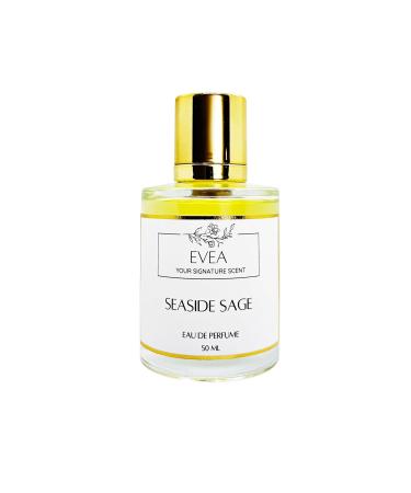 EVEA Eau de Parfum - Seaside Sage - Inspired by J. Malone' Wood Sage' & Sea Salt - Luxury Vegan Paraben-Free Women's & Men's Cologne - 50ml Spray | 1.7 fl. oz - Buy Online on GoSupps.com