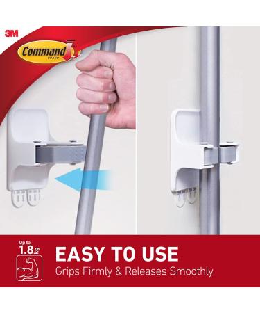Command Broom and Mop Grippers - Wall Mount Holder for Back to School Dorm Organization - Buy Online on GoSupps.com