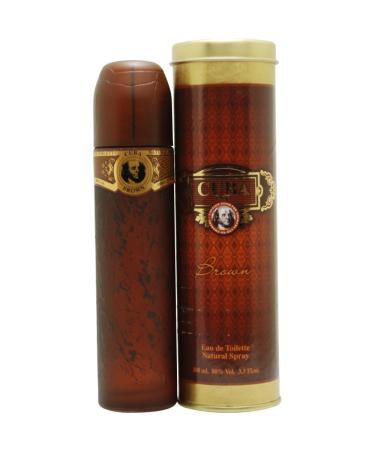 Cuba Brown FOR MEN by Cuba - 3.3 oz EDT Spray