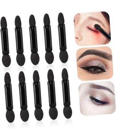 Housoutil 200 pcs Makeup Shadow Sponge Eyeshadow Brush Eye Tipped Black Double-ended Mx2pcs Blackx2pcs - Buy Online on GoSupps.com